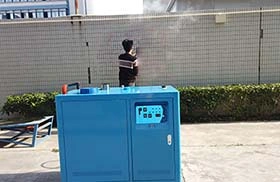 Steam cleaner for graffiti, oil stain, and grime removal